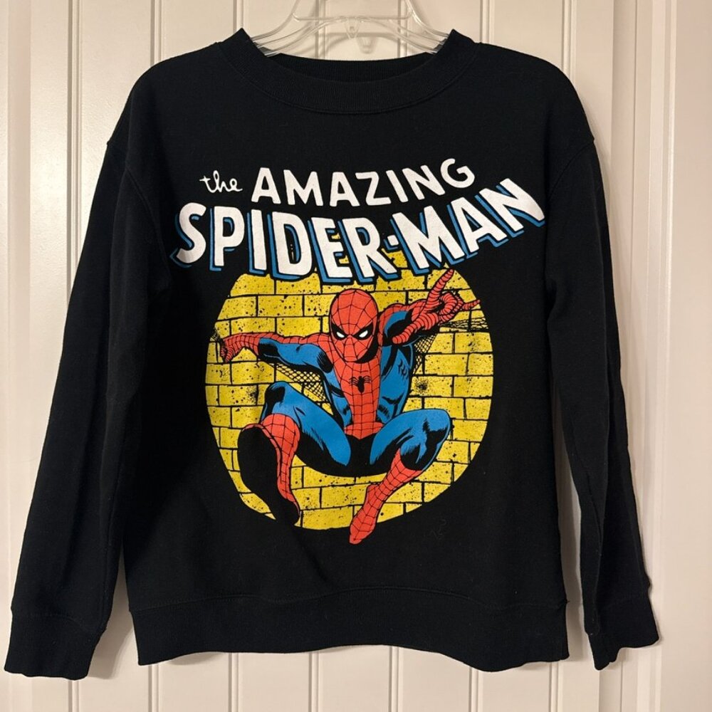 The Amazing Spider-Man Black Crewneck Sweatshirt